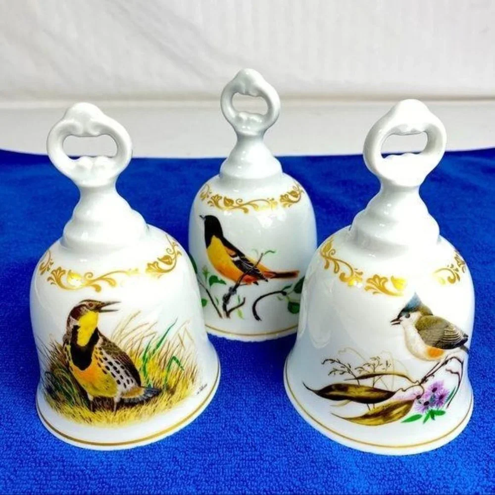 The‎ Danbury Mint Songbirds of America Collectible Bells  Set of 3